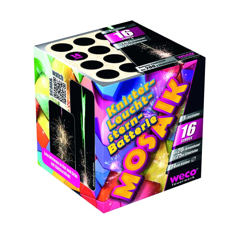 Jetzt Mosaik 16-Schuss-Feuerwerk-Batterie ab 4.24€ bestellen