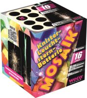 Mosaik 16-Schuss-Feuerwerk-Batterie