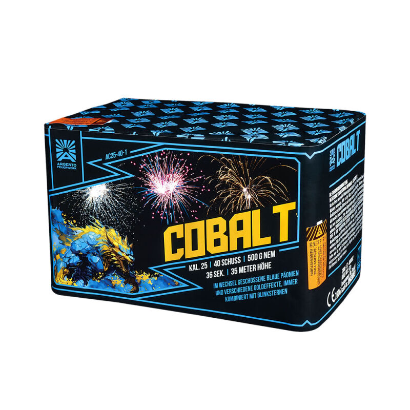 Jetzt Cobalt 40-Schuss-Feuerwerk-Batterie ab 33.99€ bestellen