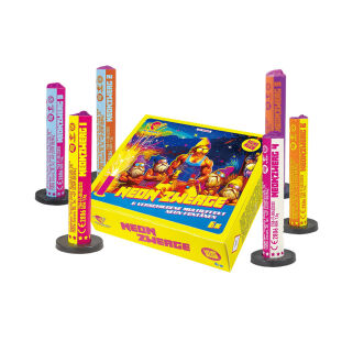 Neon Zwerge 6 Stück