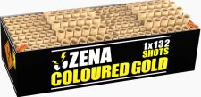 Zena Coloured Gold 132-Schuss-Feuerwerksverbund