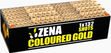 Zena Coloured Gold 132-Schuss-Feuerwerksverbund