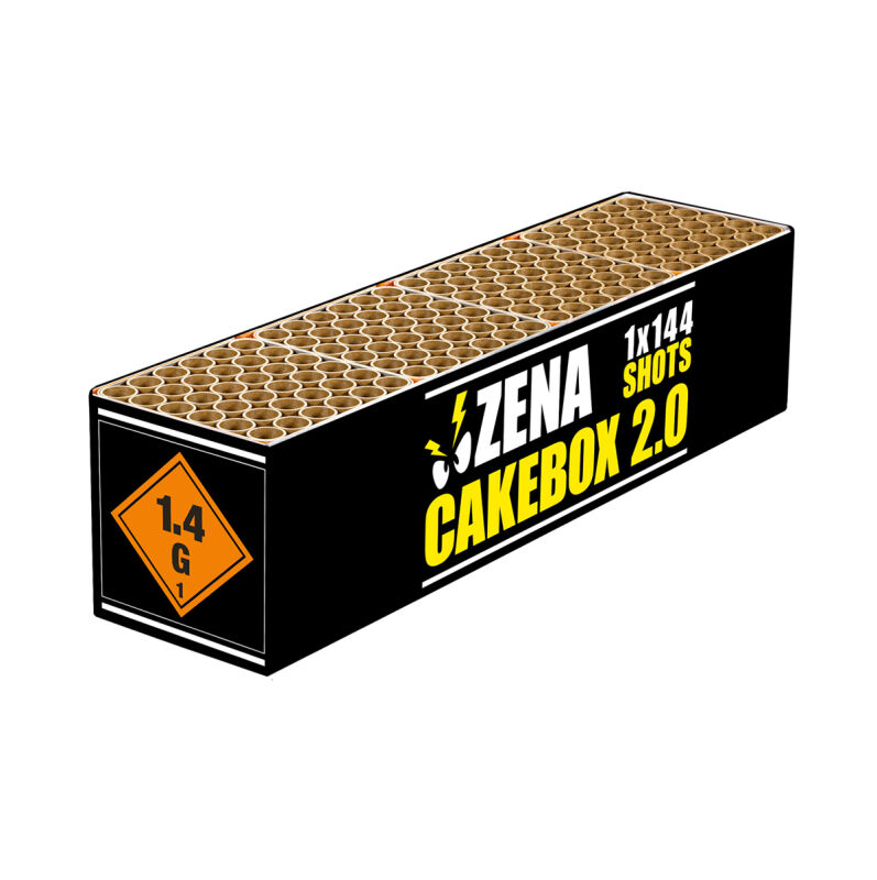 Jetzt Zena Cakebox 2.0 144-Schuss-Feuerwerksverbund ab 109€ bestellen