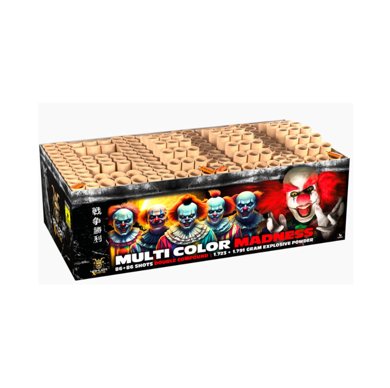 Jetzt Multi Color Madness 172-Schuss-Feuerwerksverbund ab 314.49€ bestellen