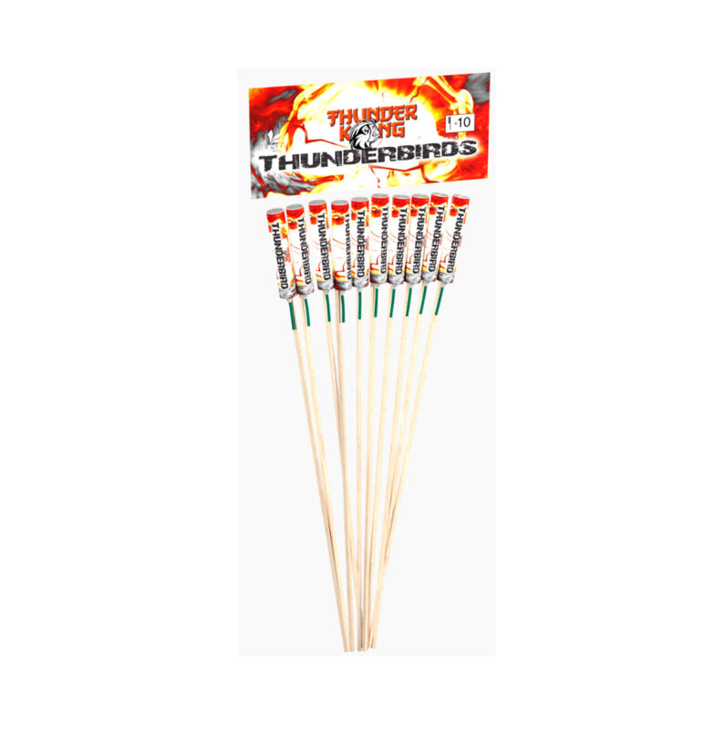 Jetzt Thunderbirds - 10-teiliges Raketen-Sortiment ab 4.39€ bestellen