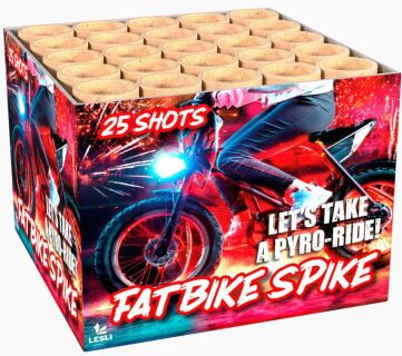 Fatbike Spike 25-Schuss-Feuerwerk-Batterie