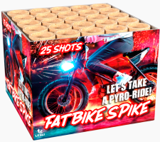 Fatbike Spike 25-Schuss-Feuerwerk-Batterie