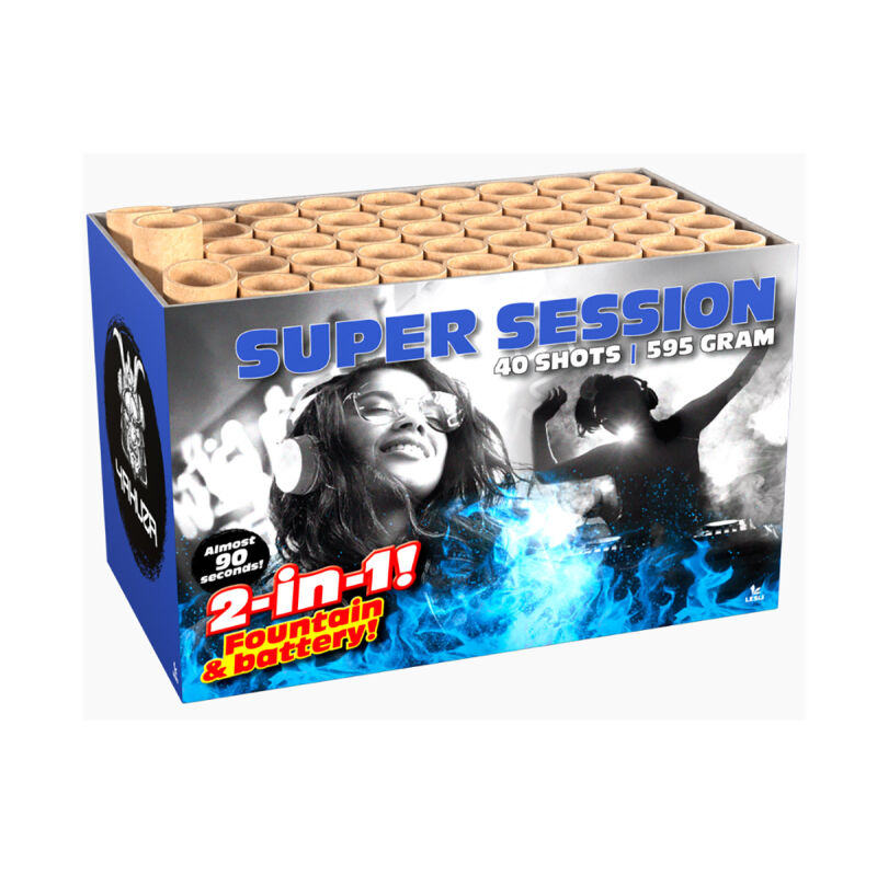 Jetzt Super Session 40-Schuss Feuerwerk-Batterie ab 35.69€ bestellen