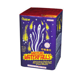 Whistling Waterfalls 25-Schuss-Feuerwerk-Batterie