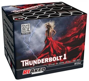 Thunderbolt 1 24-Schuss-Feuerwerk-Batterie