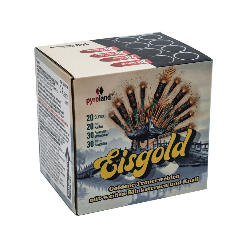 Jetzt Eisgold 20-Schuss-Feuerwerk-Batterie ab 9.67€ bestellen