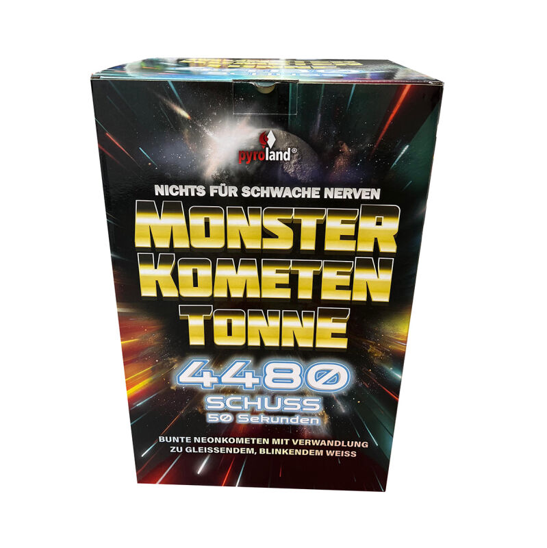 Jetzt Monster Kometen Tonne 4480-Schuss ab 99.99€ bestellen
