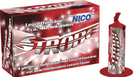 Strobe Leuchtfontänen 4 Stück