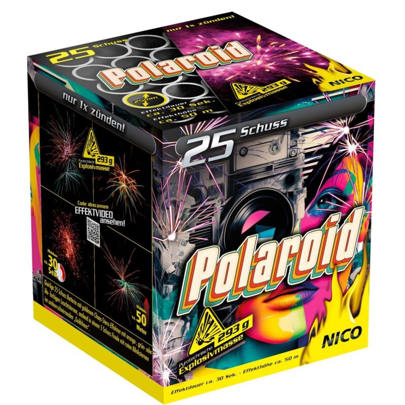 Jetzt Polaroid 25-Schuss-Feuerwerk-Batterie ab 30.79€ bestellen