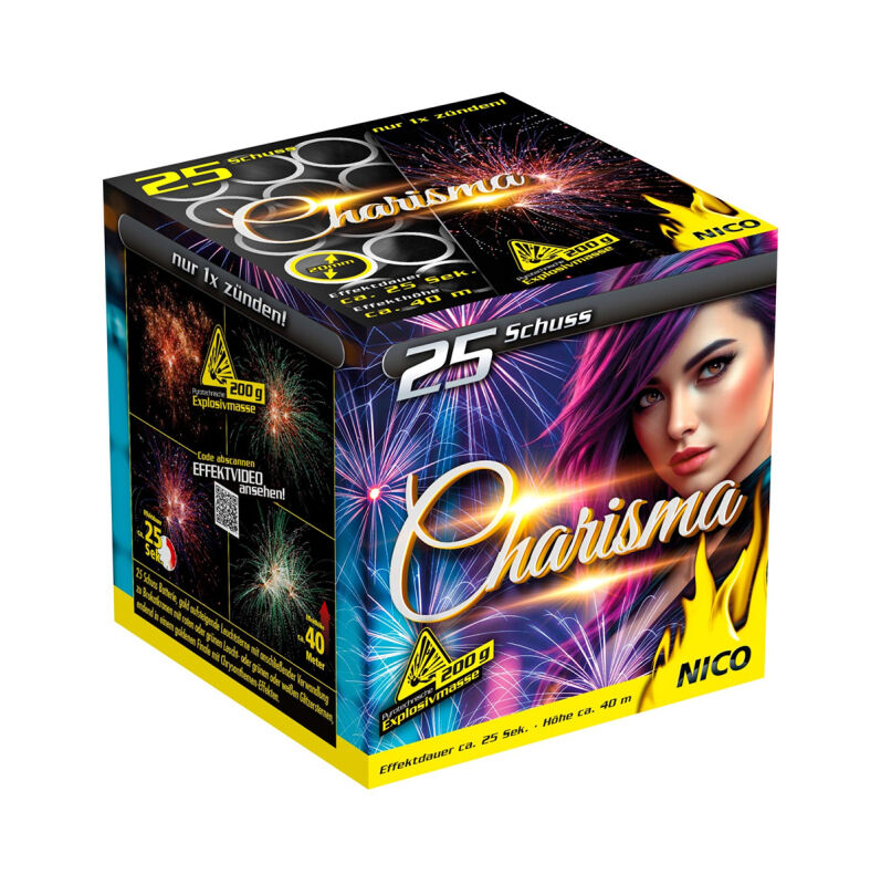 Jetzt Charisma 25-Schuss-Feuerwerk-Batterie ab 13.59€ bestellen