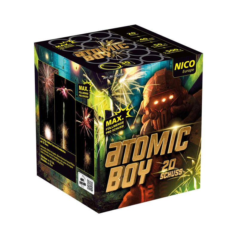 Jetzt Atomic Boy 20-Schuss-Feuerwerk-Batterie ab 39.94€ bestellen