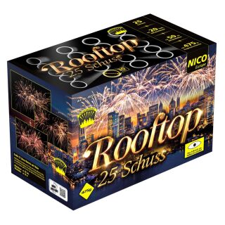 Rooftop 25-Schuss-Feuerwerk-Batterie