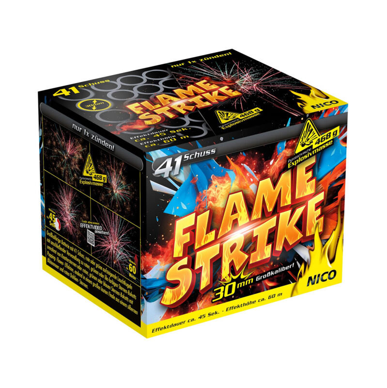 Jetzt Flame Strike 41-Schuss-Feuerwerk-Batterie ab 41.64€ bestellen