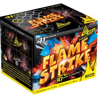 Flame Strike 41-Schuss-Feuerwerk-Batterie
