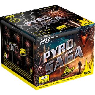 Pyro Saga 28-Schuss-Feuerwerk-Batterie