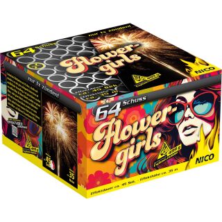 Flower Girls 64-Schuss-Feuerwerk-Batterie