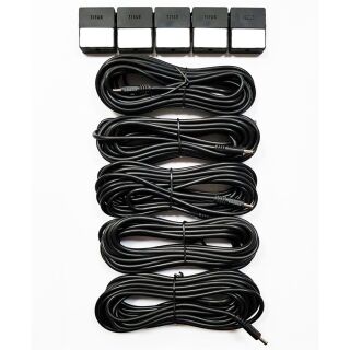 FireFly Kabel mit Clips 5m, 5er Beutel