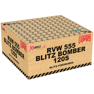 Blitz Bomber 120-Schuss-Feuerwerkverbund