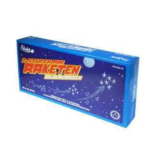 3-Stufen Mini-Raketen Silbercracker 10er Set