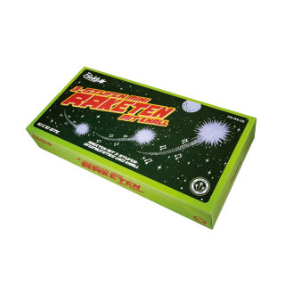 3-Stufen Mini-Raketen mit Knall 10er Set