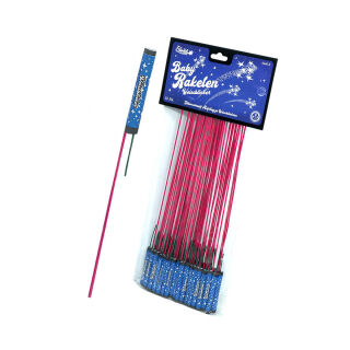 Baby Raketen Weißblinker 50er Set