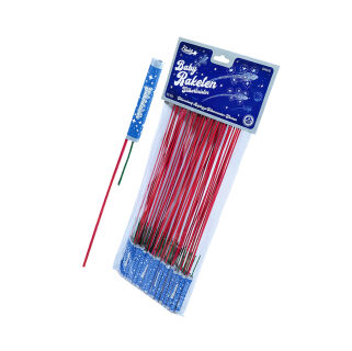 Baby-Raketen Silberknister 50er Set