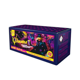 V wie Vokuhila 35-Schuss-Feuerwerk-Batterie