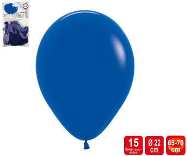 Luftballons, blau 15 Stk.