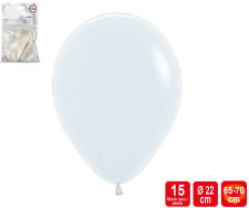 Luftballons, weiß 15 Stk.