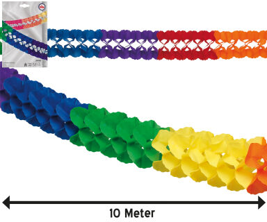 Papier-Großraumgirlande