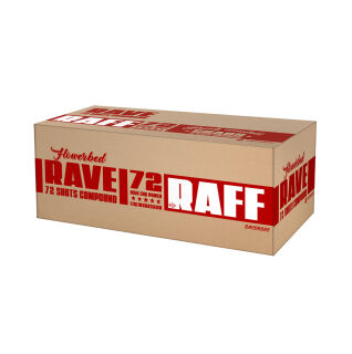 Rave 72-Schuss-Feuerwerkverbund