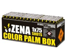 Zena Color Palm Box 75-Schuss-Feuerwerkverbund