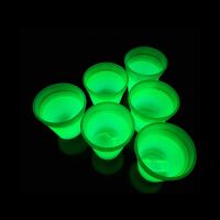 Leuchtendes Beer Pong Set, blau/grün