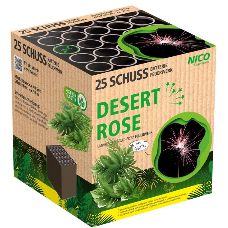 Jetzt Desert Rose 25-Schuss-Feuerwerk-Batterie ab 17.59€ bestellen