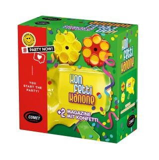 Konfetti-Pistole inkl. 2x6 Schuss Munition