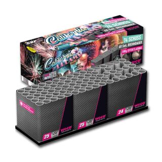 California Dreams 74-Schuss-Feuerwerk-Batterie