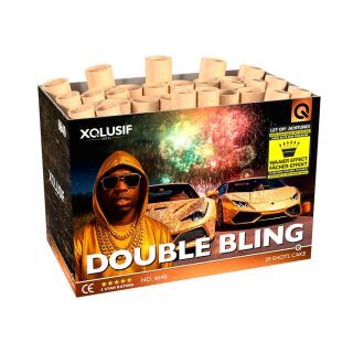 Double Bling 29-Schuss-Feuerwerk-Batterie