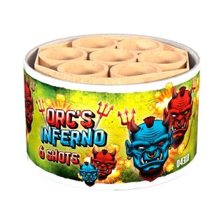 Orc’s Inferno 7-Schuss-Feuerwerk-Batterie