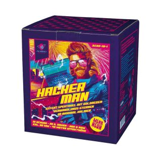 Hacker Man 19-Schuss-Feuerwerk-Batterie
