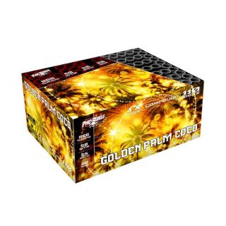 Golden Palm Coco 110-Schuss-Feuerwerkverbund