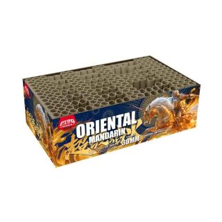 Oriental Mandarin 190-Schuss-Feuerwerkverbund (Double Compound)