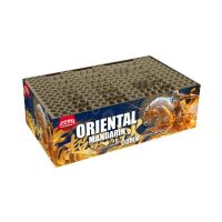 Oriental Mandarin 190-Schuss-Feuerwerkverbund (Double Compound)