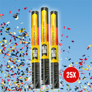 Deutschlandregen 50cm Papierflitter 25er Bundle