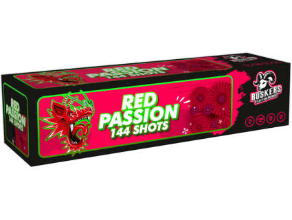 Red Passion 144-Schuss-Feuerwerkverbund