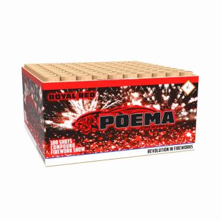 Royal Red 100--Schuss-Feuerwerkverbund